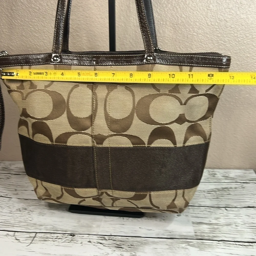 Coach Canvas Shoulder Bag